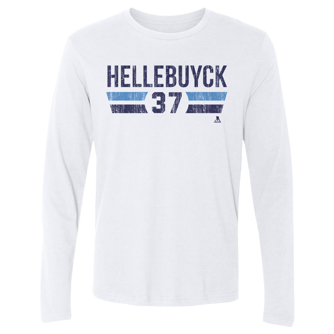 Connor Hellebuyck Men&#39;s Long Sleeve T-Shirt | 500 LEVEL