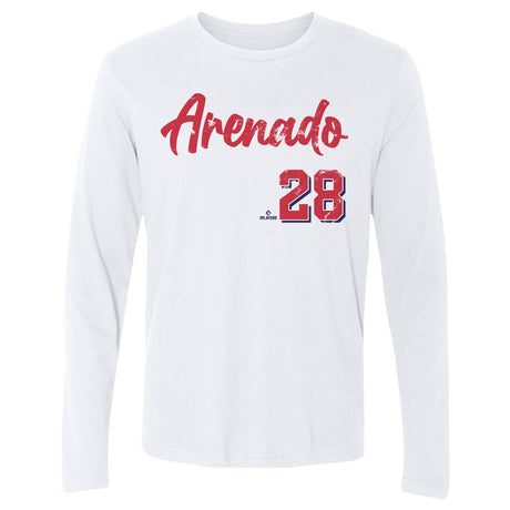 Nolan Arenado Men's Long Sleeve T-Shirt | 500 LEVEL