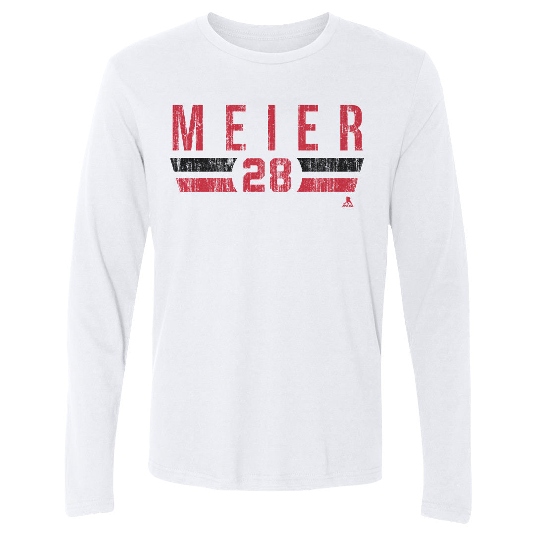 Timo Meier Men's Long Sleeve T-Shirt | 500 LEVEL