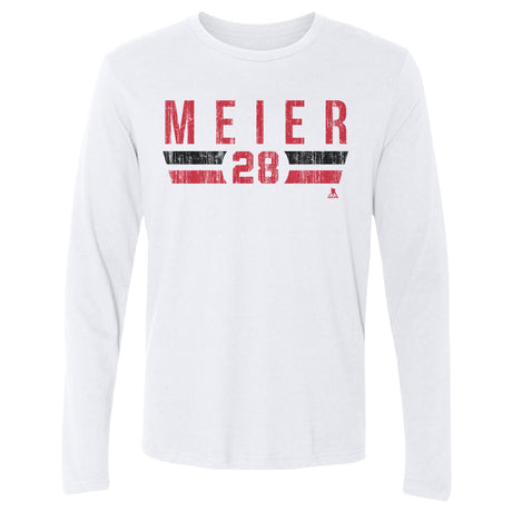 Timo Meier Men's Long Sleeve T-Shirt | 500 LEVEL