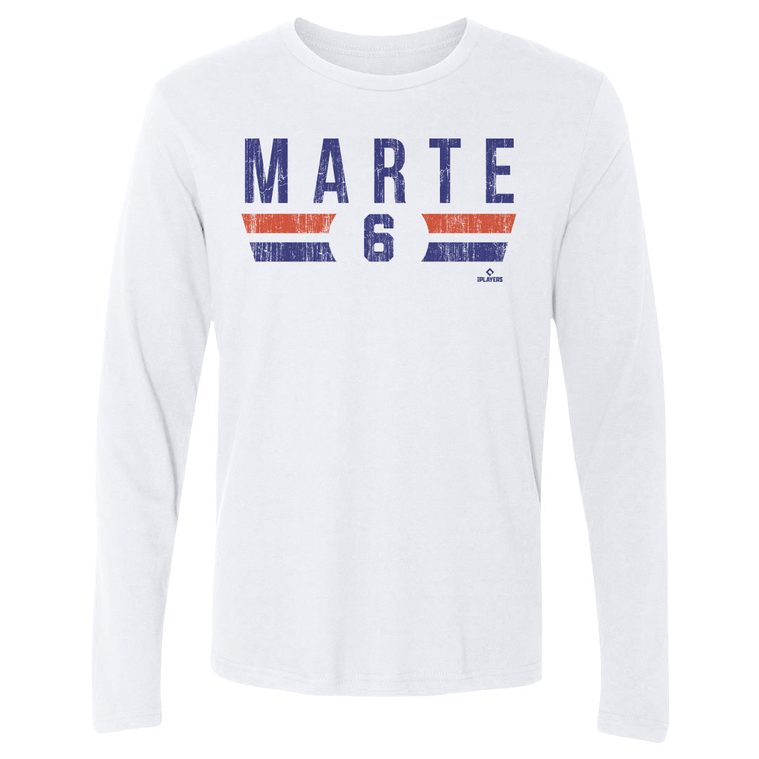 Starling Marte Men&#39;s Long Sleeve T-Shirt | 500 LEVEL