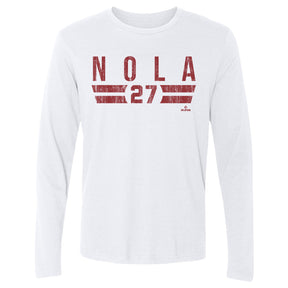 Aaron Nola Men's Long Sleeve T-Shirt | 500 LEVEL