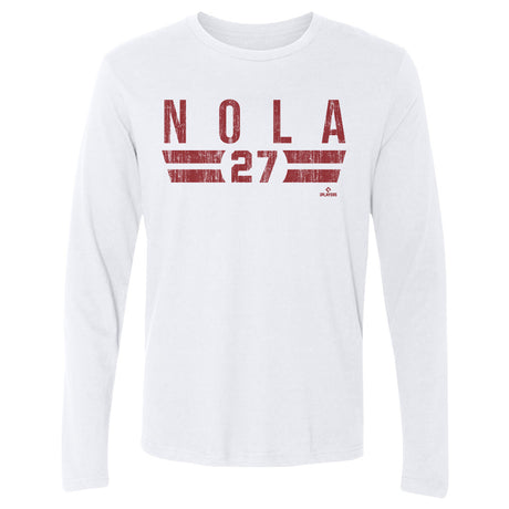 Aaron Nola Men's Long Sleeve T-Shirt | 500 LEVEL