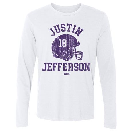 Justin Jefferson Men's Long Sleeve T-Shirt | 500 LEVEL