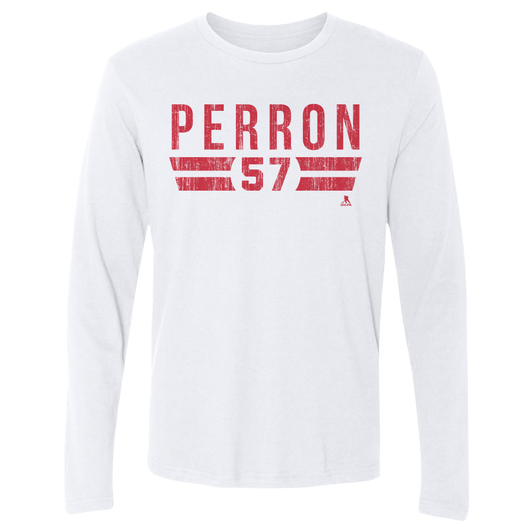 David Perron Men&#39;s Long Sleeve T-Shirt | 500 LEVEL