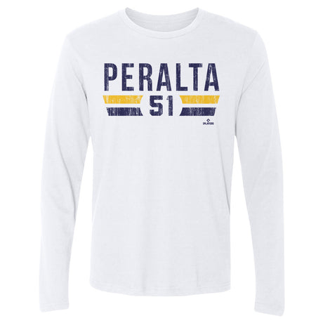 Freddy Peralta Men's Long Sleeve T-Shirt | 500 LEVEL