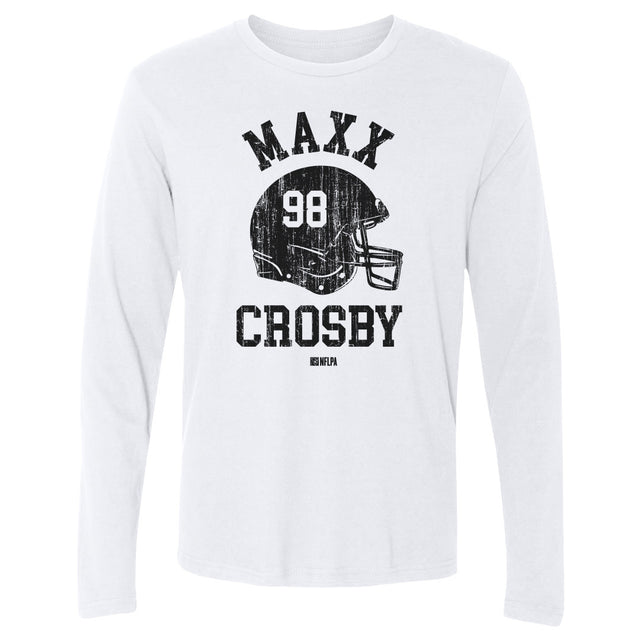 Maxx Crosby Men's Long Sleeve T-Shirt | 500 LEVEL
