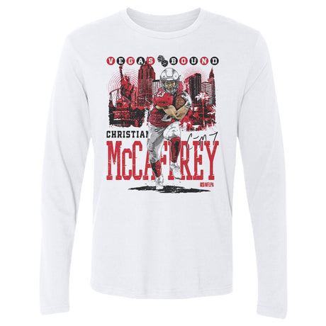 Christian McCaffrey Men's Long Sleeve T-Shirt | 500 LEVEL