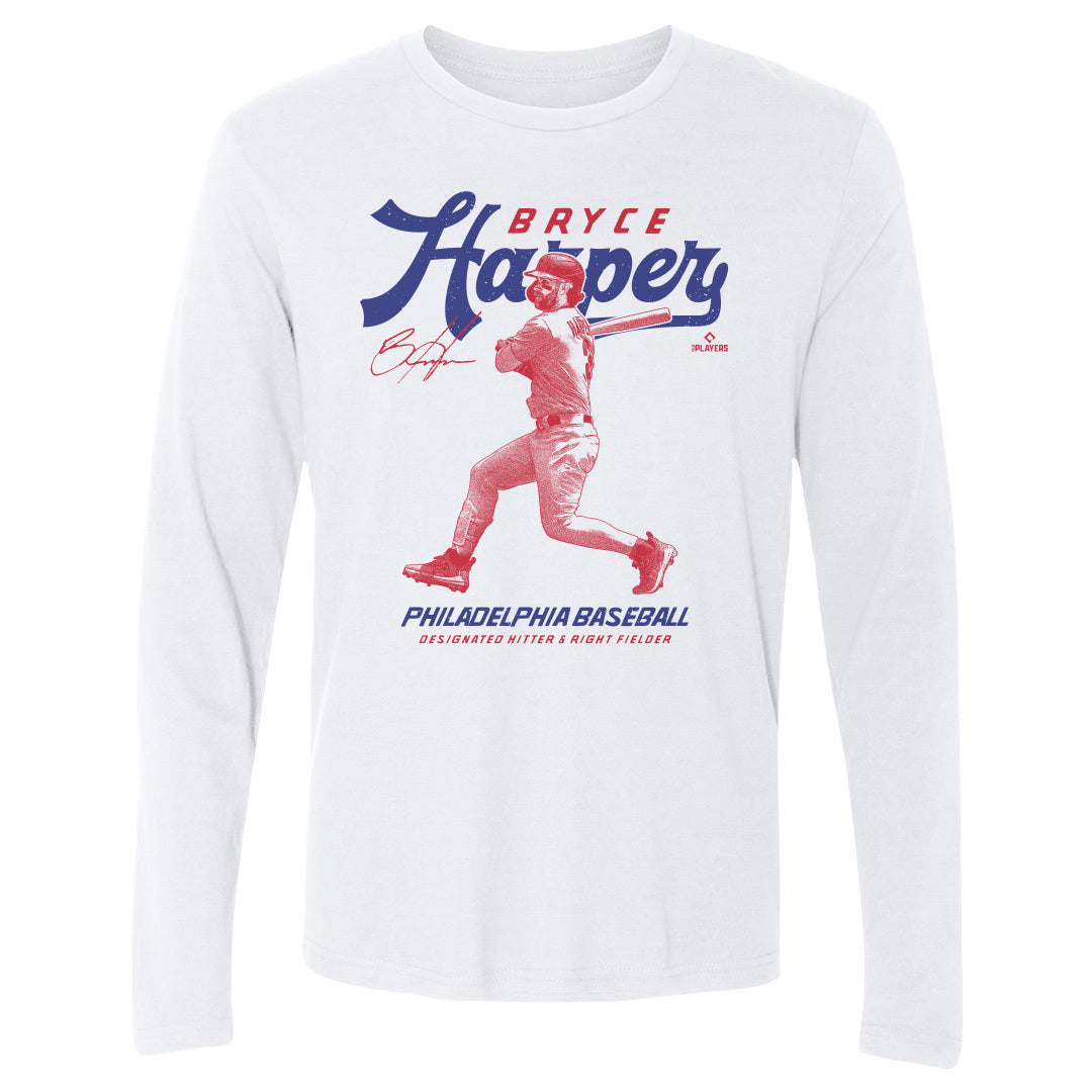 Bryce Harper Men&#39;s Long Sleeve T-Shirt | 500 LEVEL