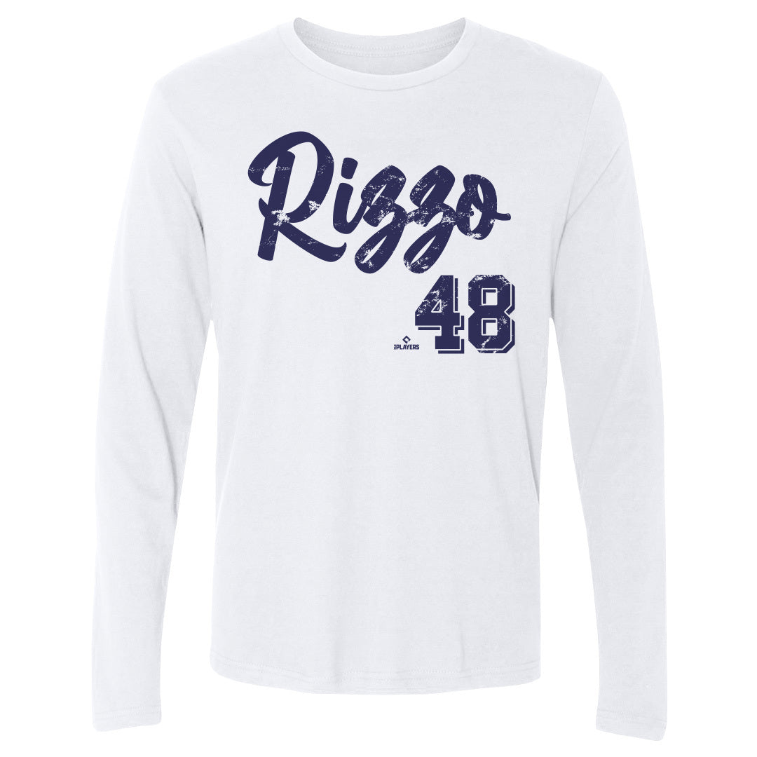 Anthony Rizzo Men&#39;s Long Sleeve T-Shirt | 500 LEVEL