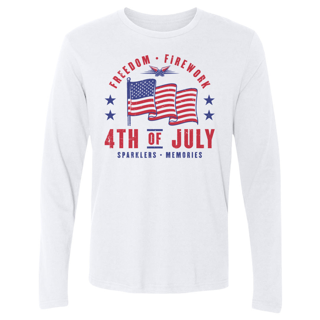 USA Men's Long Sleeve T-Shirt | 500 LEVEL