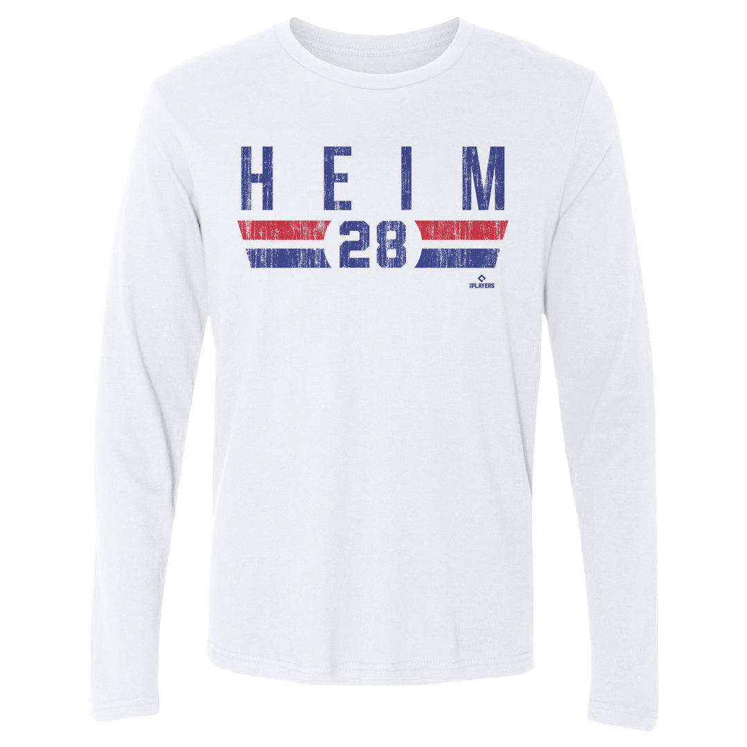Jonah Heim Men's Long Sleeve T-Shirt | 500 LEVEL