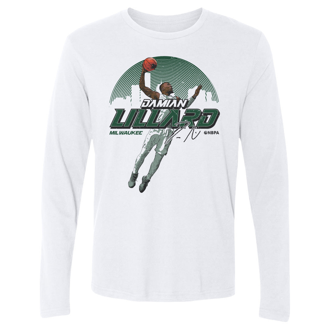 Damian Lillard Men&#39;s Long Sleeve T-Shirt | 500 LEVEL