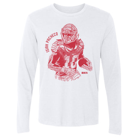 Isiah Pacheco Men's Long Sleeve T-Shirt | 500 LEVEL