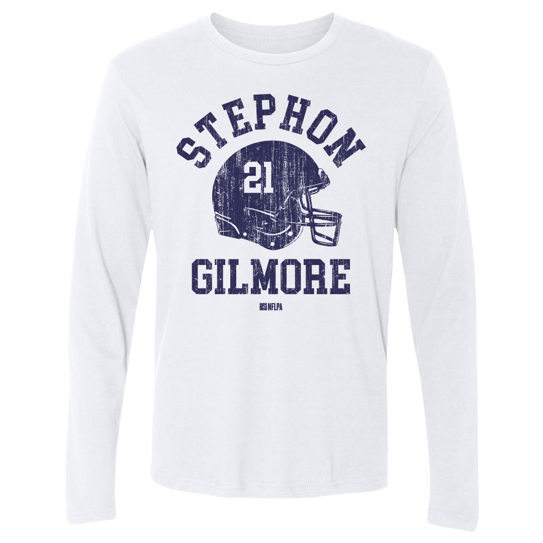 Stephon Gilmore Men&#39;s Long Sleeve T-Shirt | 500 LEVEL