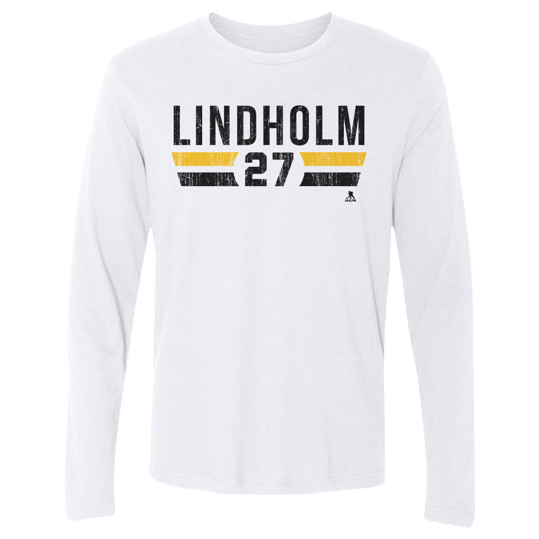 Hampus Lindholm Men's Long Sleeve T-Shirt | 500 LEVEL