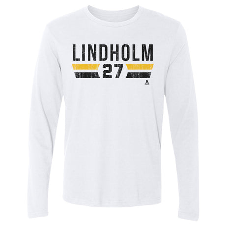 Hampus Lindholm Men's Long Sleeve T-Shirt | 500 LEVEL
