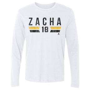 Pavel Zacha Men's Long Sleeve T-Shirt | 500 LEVEL