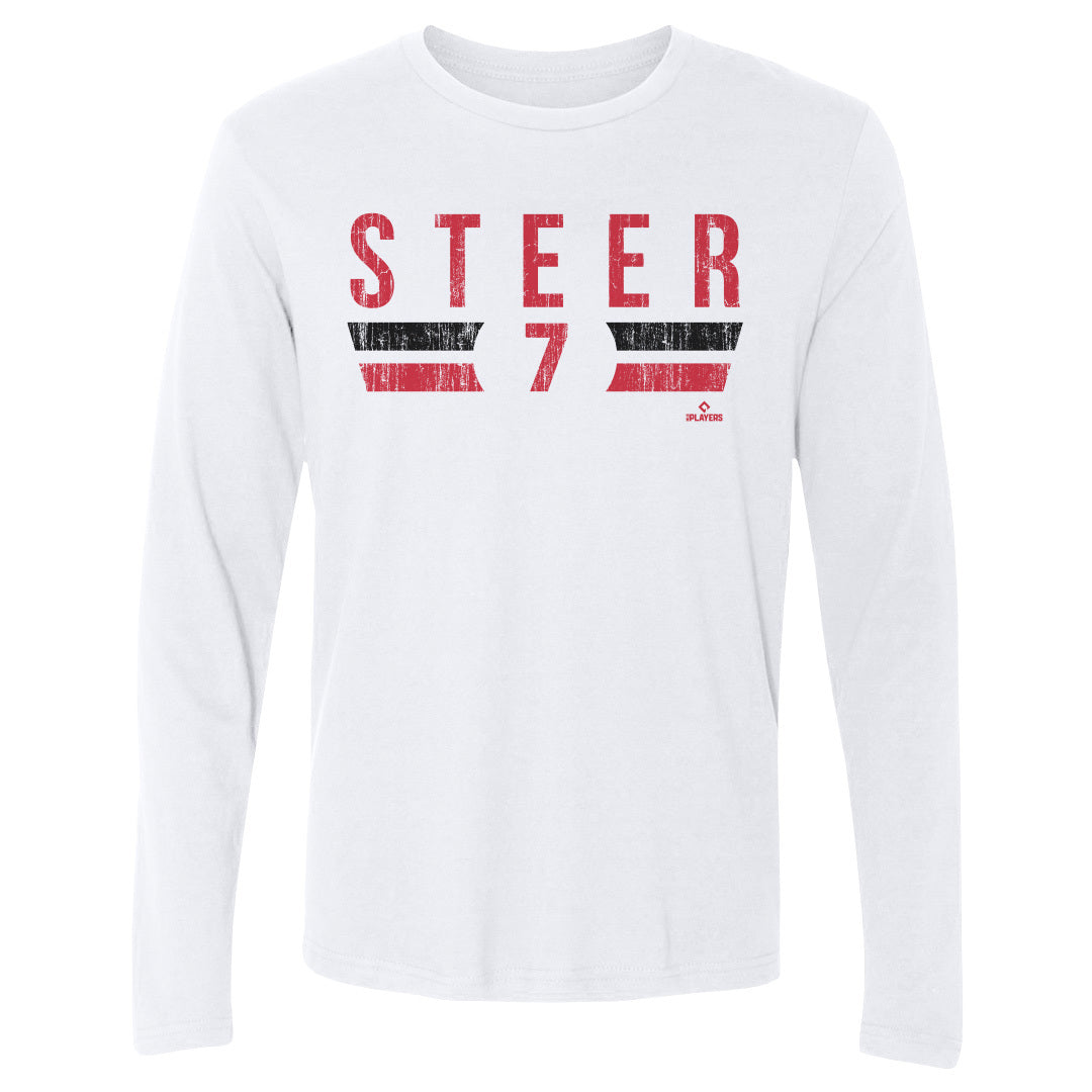 Spencer Steer Men's Long Sleeve T-Shirt | 500 LEVEL
