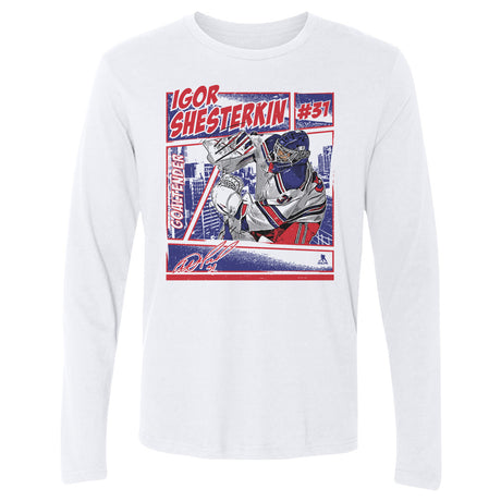 Igor Shesterkin Men's Long Sleeve T-Shirt | 500 LEVEL