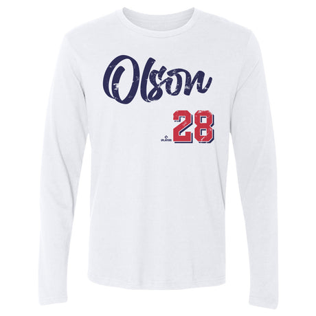Matt Olson Men's Long Sleeve T-Shirt | 500 LEVEL