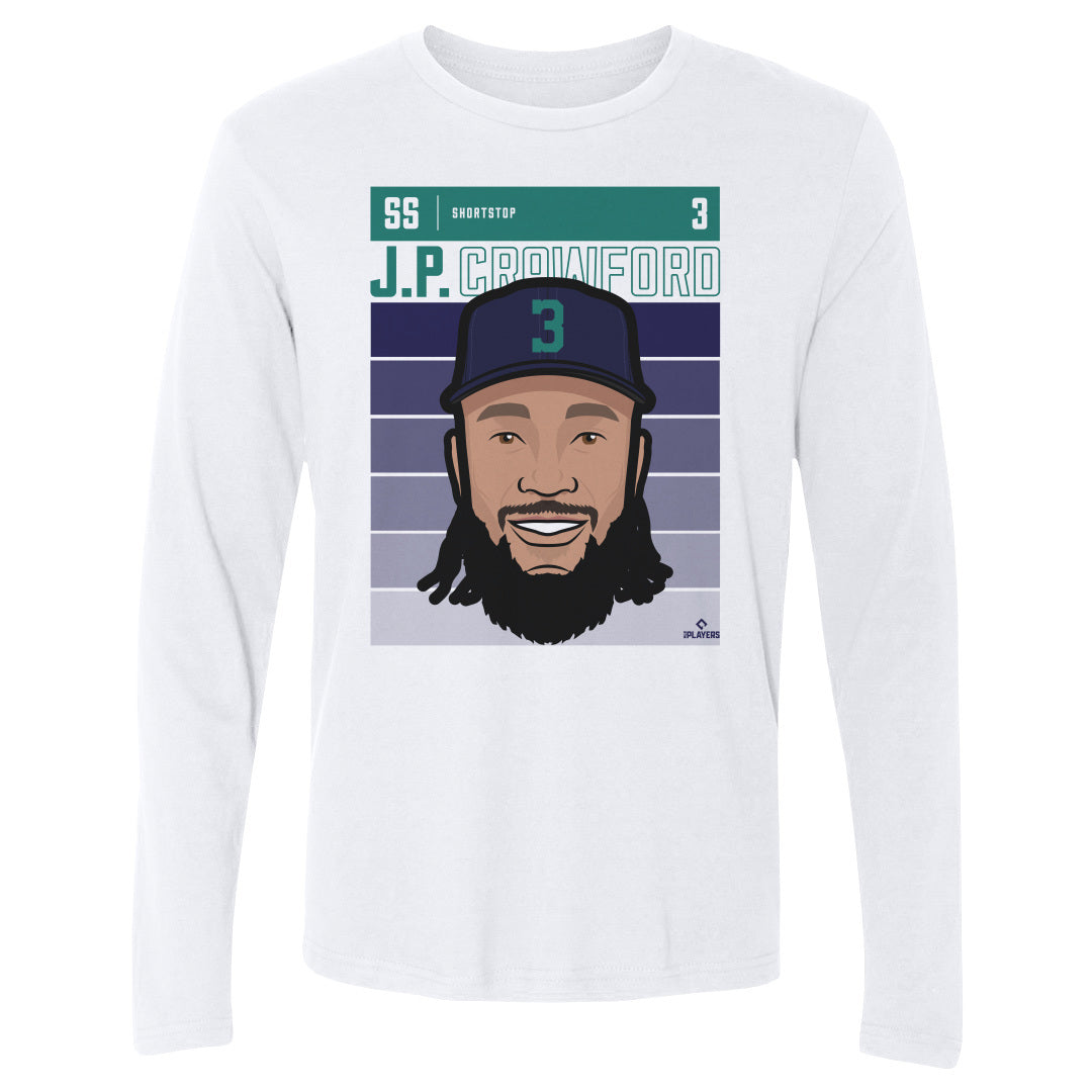 J.P. Crawford Men's Long Sleeve T-Shirt | 500 LEVEL