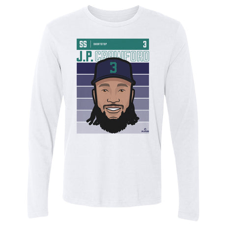 J.P. Crawford Men's Long Sleeve T-Shirt | 500 LEVEL