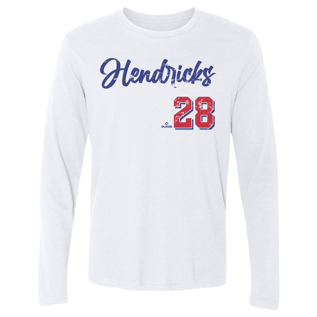 Kyle Hendricks Men&#39;s Long Sleeve T-Shirt | 500 LEVEL