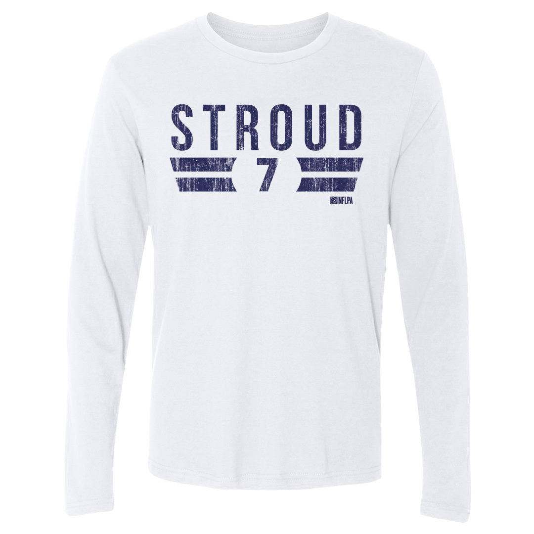 C.J. Stroud Men's Long Sleeve T-Shirt | 500 LEVEL