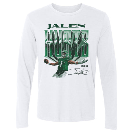 Jalen Hurts Men's Long Sleeve T-Shirt | 500 LEVEL