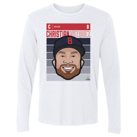 Christian Vazquez Men's Long Sleeve T-Shirt | 500 LEVEL