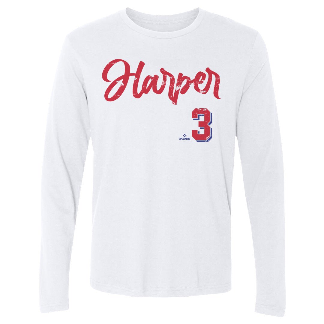 Bryce Harper Men's Long Sleeve T-Shirt | 500 LEVEL