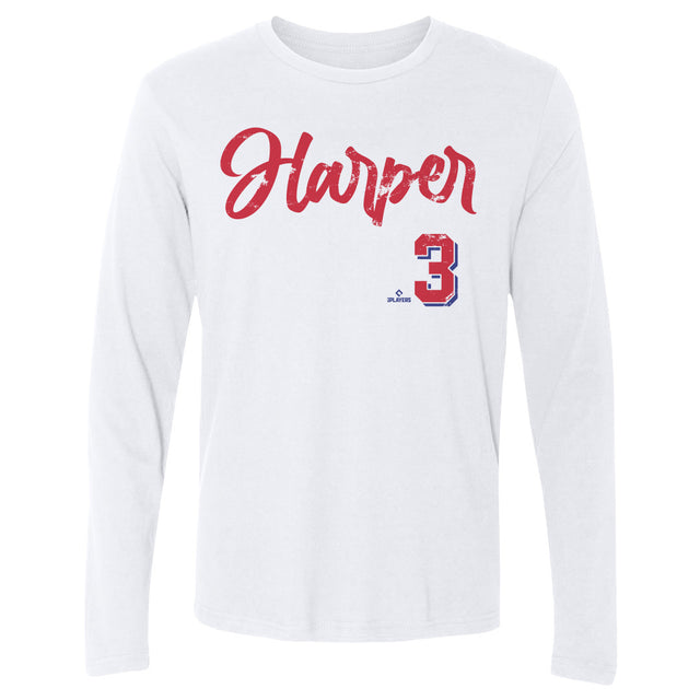 Bryce Harper Men's Long Sleeve T-Shirt | 500 LEVEL