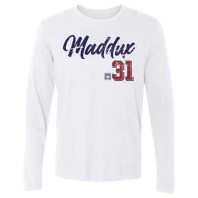 Greg Maddux Men's Long Sleeve T-Shirt | 500 LEVEL