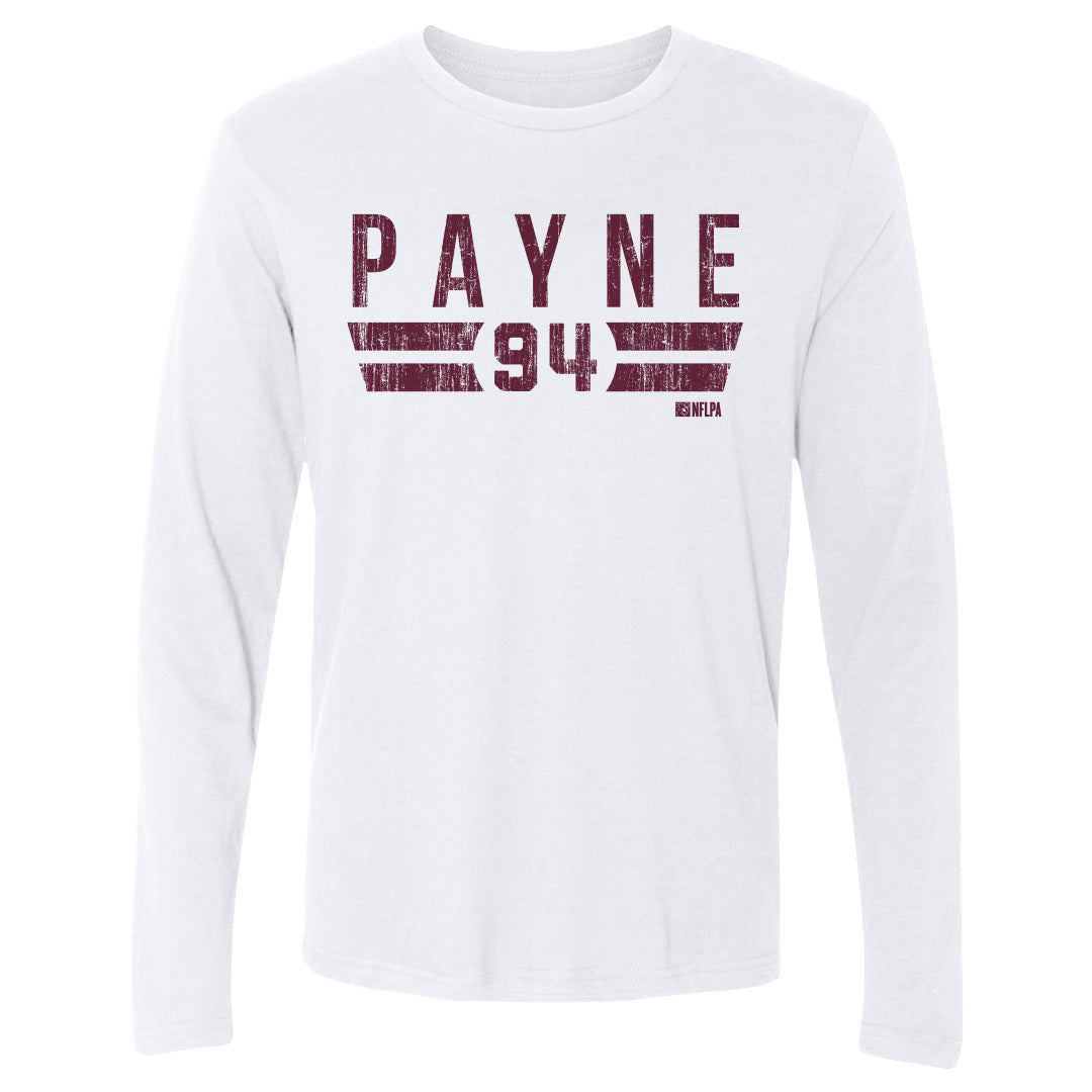 Daron Payne Men's Long Sleeve T-Shirt | 500 LEVEL