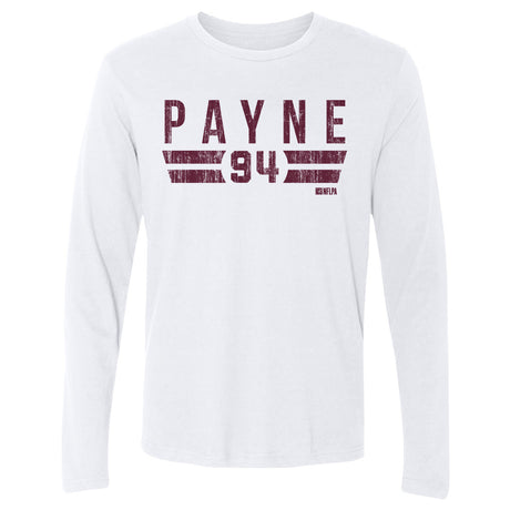 Daron Payne Men's Long Sleeve T-Shirt | 500 LEVEL