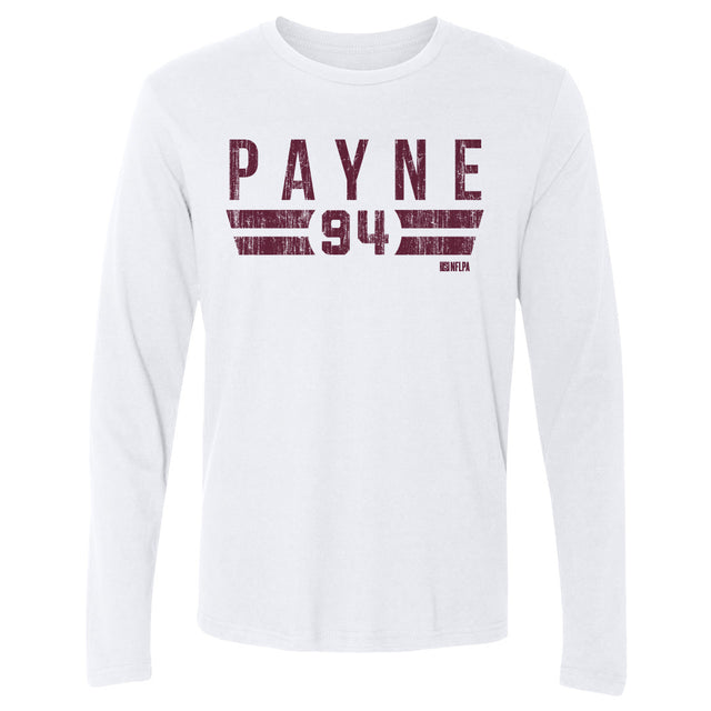 Daron Payne Men's Long Sleeve T-Shirt | 500 LEVEL