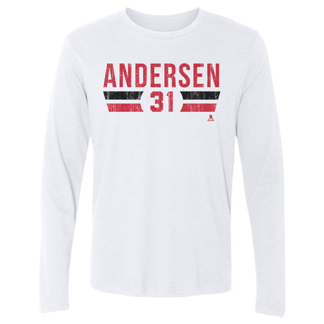 Frederik Andersen Men's Long Sleeve T-Shirt | 500 LEVEL