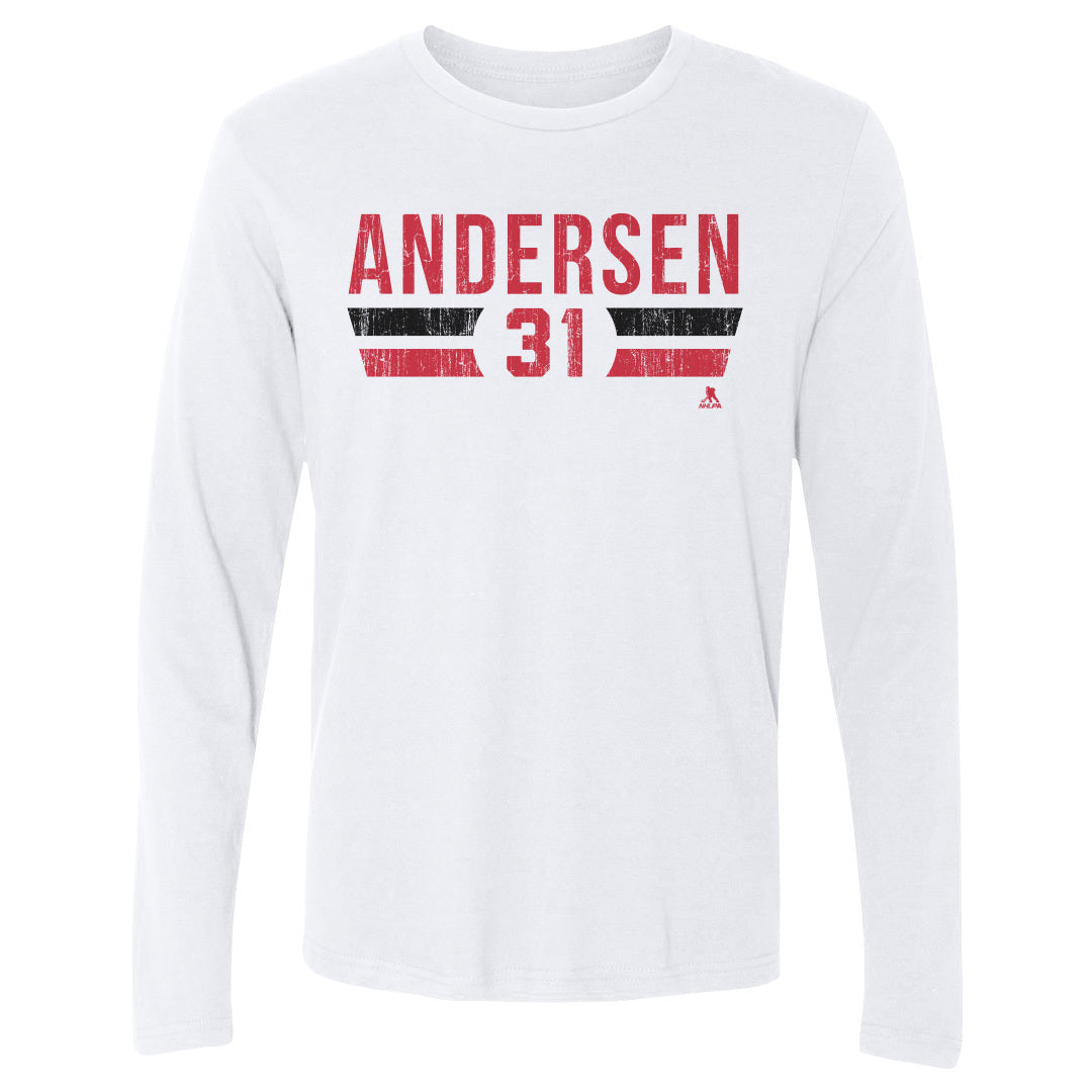 Frederik Andersen Men&#39;s Long Sleeve T-Shirt | 500 LEVEL