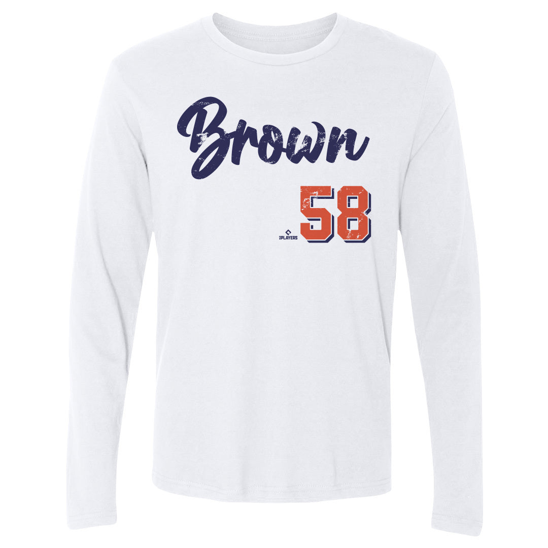 Hunter Brown Men's Long Sleeve T-Shirt | 500 LEVEL