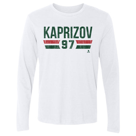 Kirill Kaprizov Men's Long Sleeve T-Shirt | 500 LEVEL