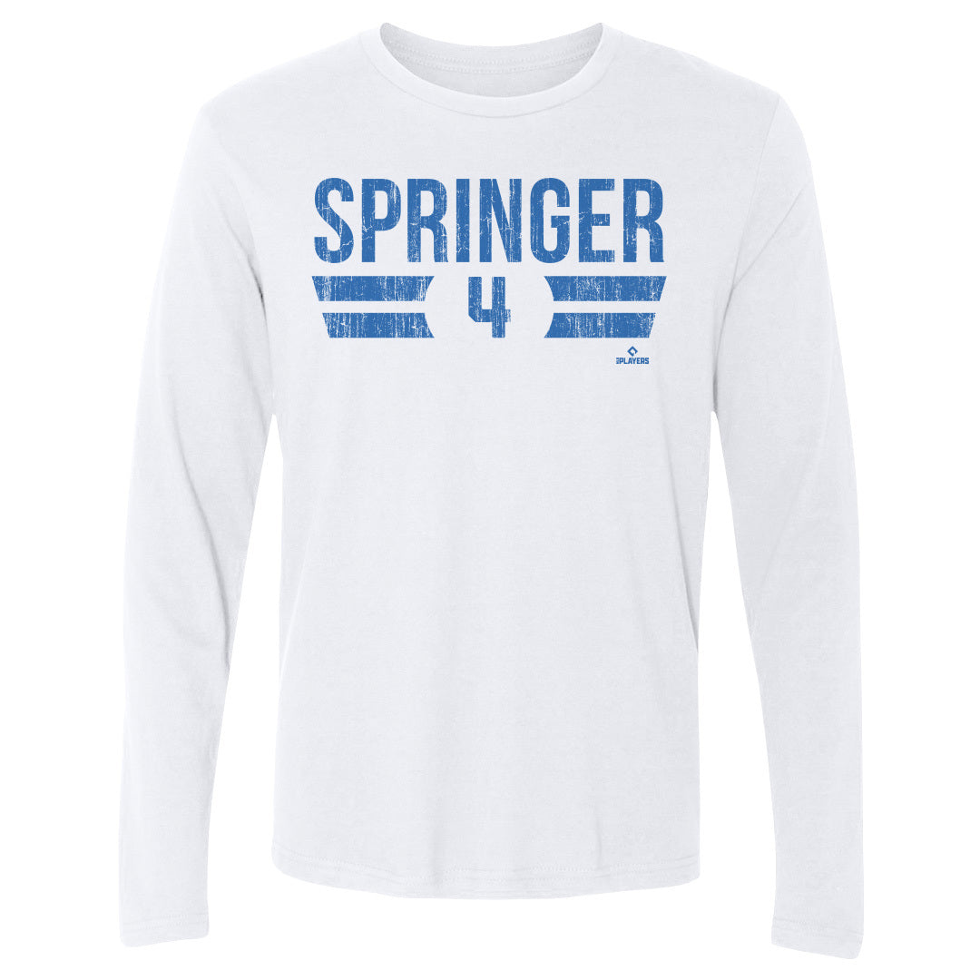 George Springer Men&#39;s Long Sleeve T-Shirt | 500 LEVEL