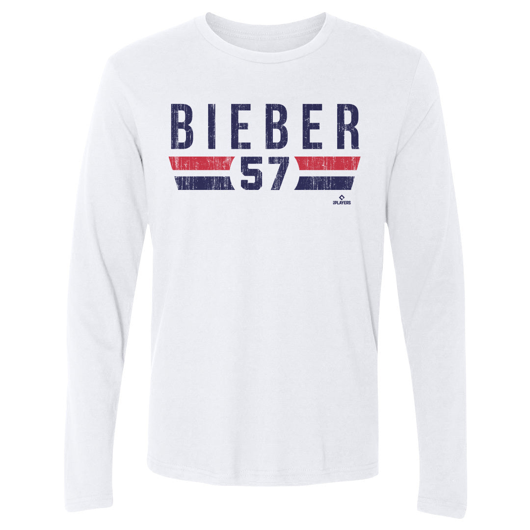 Shane Bieber Men&#39;s Long Sleeve T-Shirt | 500 LEVEL