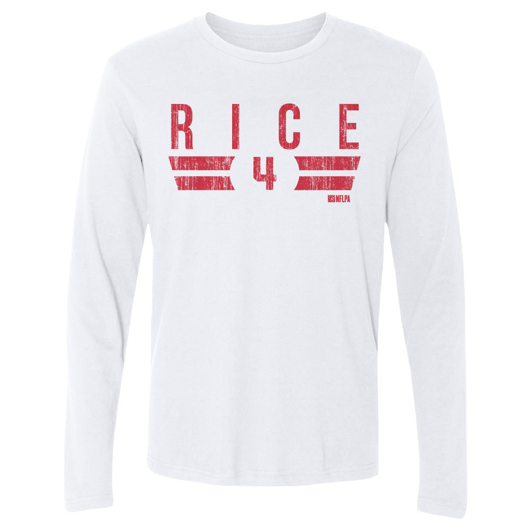 Rashee Rice Men's Long Sleeve T-Shirt | 500 LEVEL