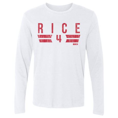Rashee Rice Men's Long Sleeve T-Shirt | 500 LEVEL