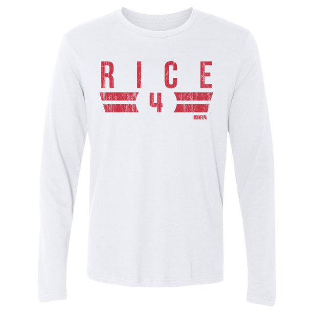 Rashee Rice Men's Long Sleeve T-Shirt | 500 LEVEL
