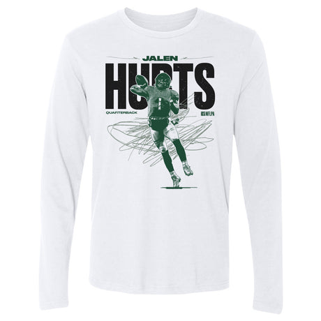 Jalen Hurts Men's Long Sleeve T-Shirt | 500 LEVEL