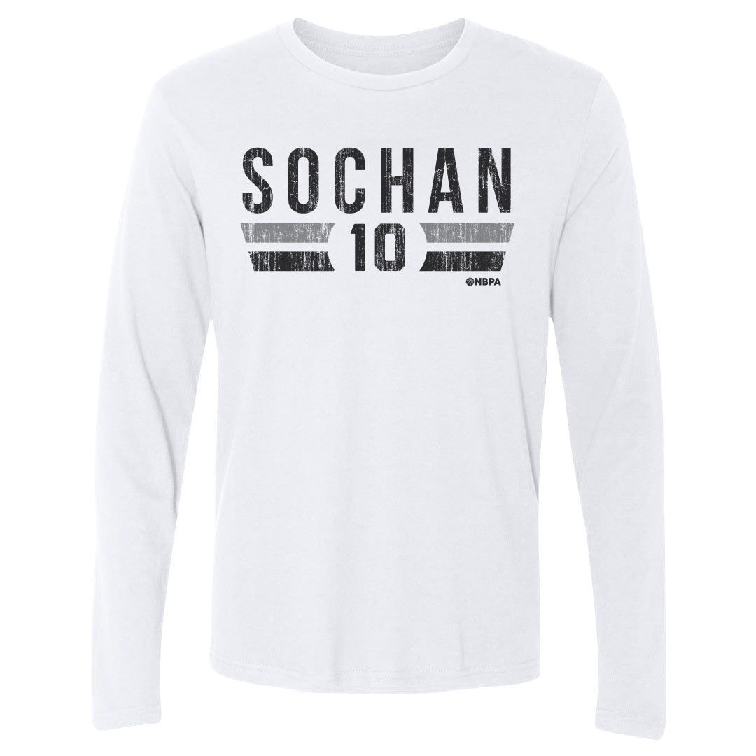 Jeremy Sochan Men's Long Sleeve T-Shirt | 500 LEVEL