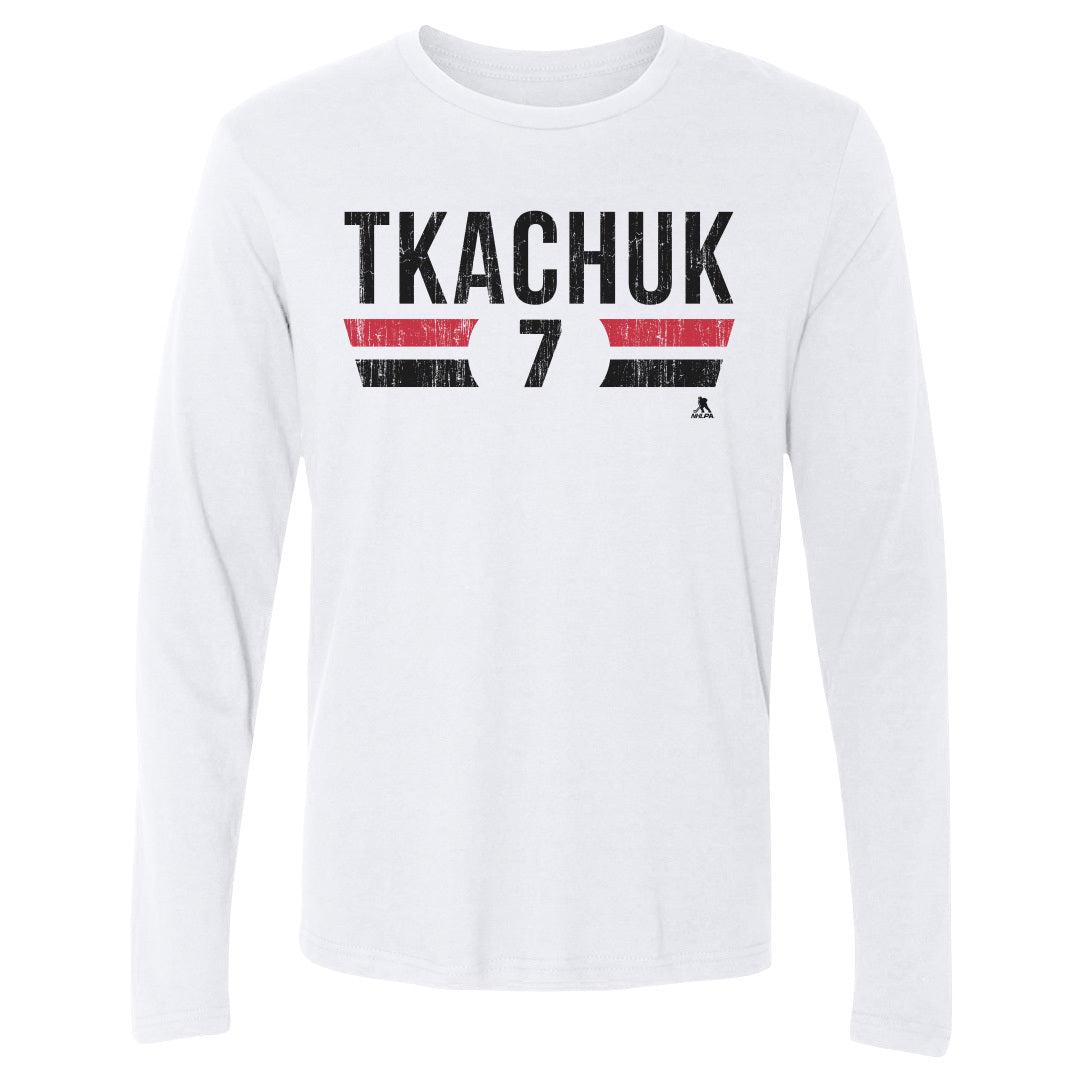 Brady Tkachuk Men&#39;s Long Sleeve T-Shirt | 500 LEVEL