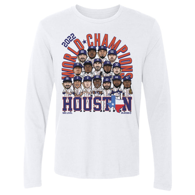 Houston Men's Long Sleeve T-Shirt | 500 LEVEL